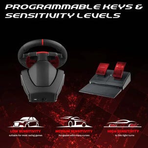 Superdrive 270 GT gamingratt med pedaler
