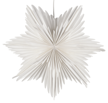 Stor adventsstjerne i papir, 60 cm, Northlight