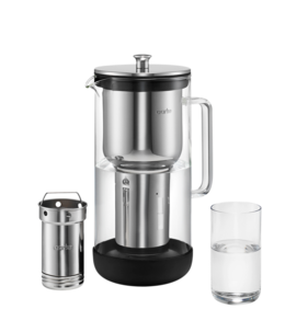 Aarke Purifier vattenfilterkanna glas, 2,4 l