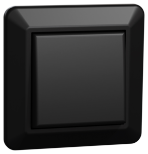 Elko RS strömbrytare 1-pol/trapp, svart