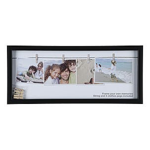 Fotoram med klädnypor