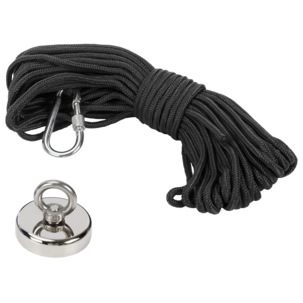 Magnetfiske, 120 kg magnet, tau 15 m