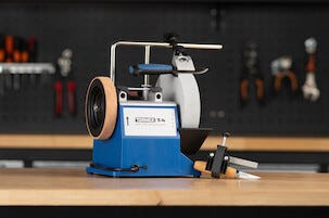 Tormek T-4 benkslipemaskin med knivjigg og holder 