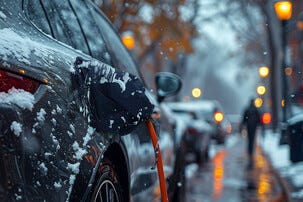 Vattentätt väderskydd för ladduttag elbil, magnetiskt