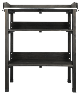 Plantebord utendørs svart, 76 x 37 x 92 cm