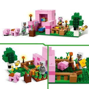 LEGO Minecraft Griskultingens hus 21268, från 7 år