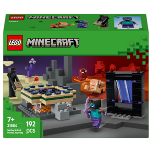 LEGO Minecraft Resa med Nether- och End-portal 21584, från 7 år