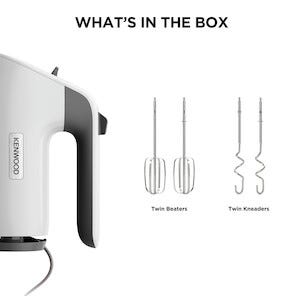 Kenwood QuickMix+ elvisp med degkrokar, HMP50.000WH 