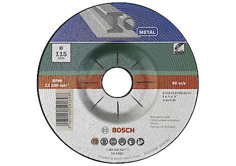 Slipskiva för metall 115 mm, Bosch