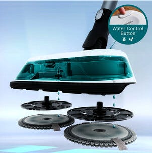 Bosch Unlimited 7 ProHygienic Aqua dammsugare med mopp