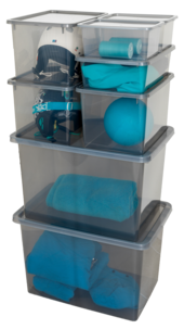 Förvaringslåda Modul, rökfärgad