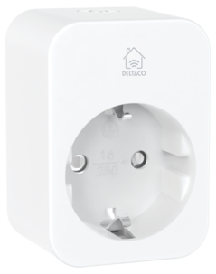 Deltaco SH-P01E16 smart plug med elmätare 16 A