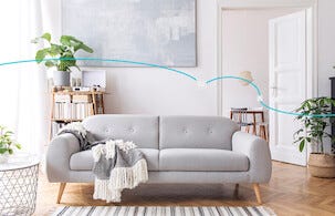 Plejd WMS-01 trådlös rörelsevakt hörn, vit