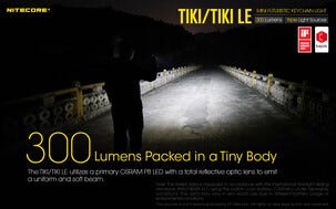 Nitecore laddningsbar ficklampa LED, USB-C, 300 lm