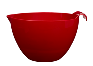 3 skålar med handtag och hällpip