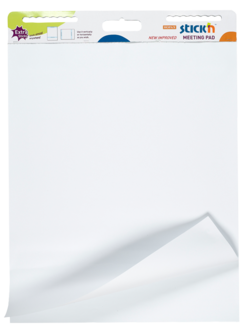 Flipover-blokk med selvheftende ark, 72 x 62 cm