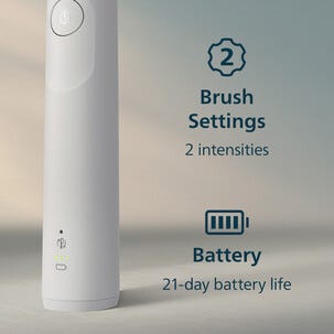 Philips Sonicare 5300 Duo eltandborste svart, vit, 2-pack