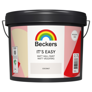 Beckers Its Easy Matt väggfärg inomhus, 2,7 liter