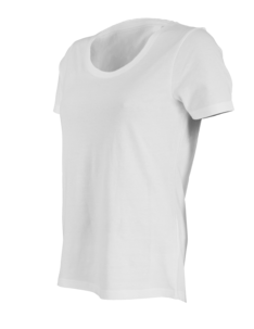 T-shirt dam, vit