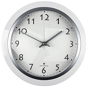 Radiokontrollerad väggklocka