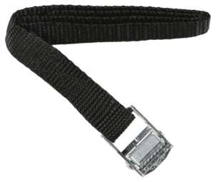 Kiinnityshihna 18 mm x 0,5 m, musta, 4 kpl