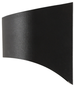 Väggbelysning solcell svart