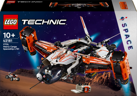 LEGO Technic VTOL Raskaan kuorman avaruusalus LT81 42181, yli 10-vuotiaille