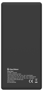 Powerbank snabbladdning USB-C, USB-A, 20 000 mAh