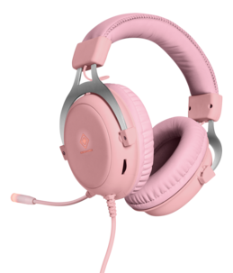 Deltaco Gaming GAM-030-RGB-P Pelikuulokkeet roosa