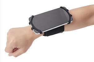 Anmiki roterbar mobiltelefonholder for løping, arm