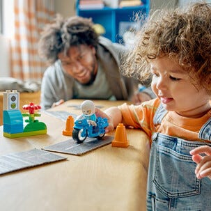 LEGO Duplo Town Blå polismotorcykel 10471, från 2 år