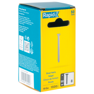 Rapid Nr 8 dykkert til spikerpistol, galvanisert spiker