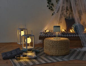 Sittpuff natur Ø 50 cm