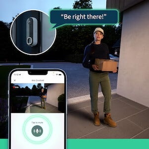 Arlo trådløs smart videodørklokke HD, 1-pakning