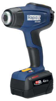 Rapid RX1000 liten varmepistol 18 V, med batteri