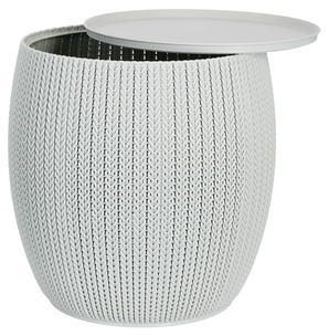 Bord med två puffar, Keter Knit Collection