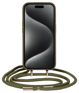 Anmiki Crossbody Phone Case iPhone 16 Pro Suojakuori ja olkahihna