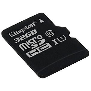 MicroSDHC/-SDXC minneskort Klass 10, Kingston