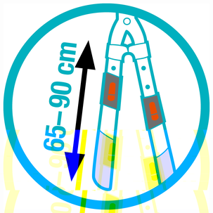 Teleskopisk grensax Gardena Telecut 650-900 B