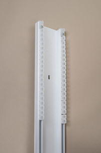 Gardinskinne dobbel, Hasta hotellskinne, 2 meter