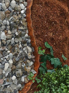 Rabattkant rostig finish, 5 meter