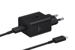 Samsung Power Adapter 45 W, USB-C-kaapeli, musta
