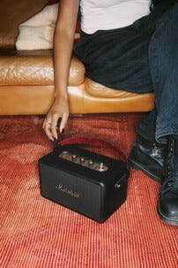 Marshall Kilburn III bærbar Bluetooth-høyttaler, svart