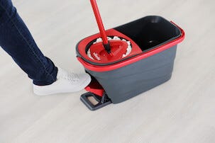 Vileda Turbo Smart gulvmopp, sett med bøtte og vrider