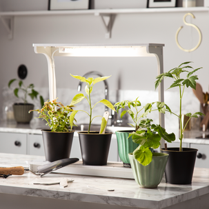 Cotech hylle med plantelys LED