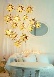 Star Trading Classic adventsstjerne metall 28 cm