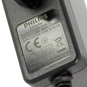 Nätadapter Philips 15 V/800 mA