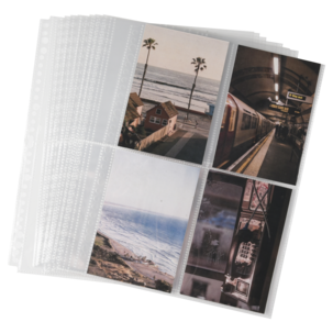 Fotofickor 10,8 x 14,8 cm A4 transparent, 10-pack