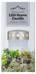 Gravljus LED batteri, upp till 1200 h