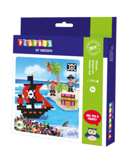 Playbox perlesett med 2000 strykeperler